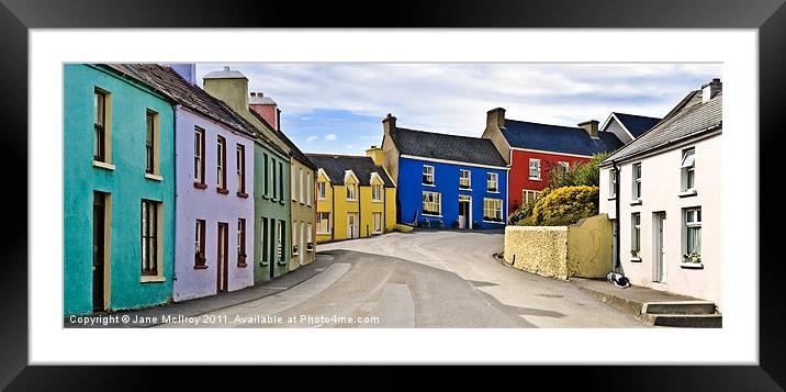 Eyeries Village, West Cork, Ireland Framed Mounted Print by Jane McIlroy