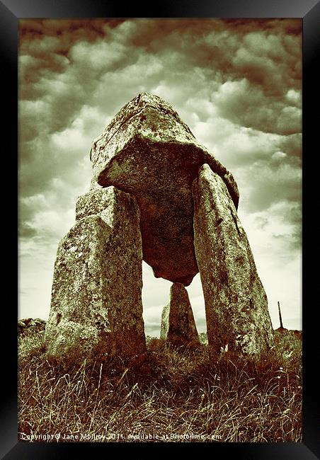 Leganany Dolmen, Northern Ireland Framed Print by Jane McIlroy