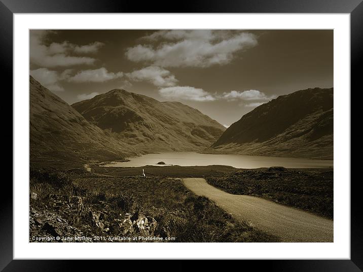Doolough Pass, County Mayo, Ireland Framed Mounted Print by Jane McIlroy