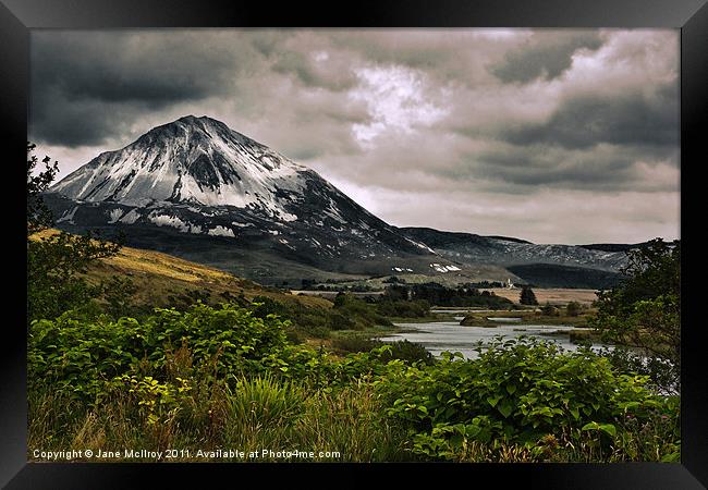 Errigal, Donegal, Ireland Framed Print by Jane McIlroy