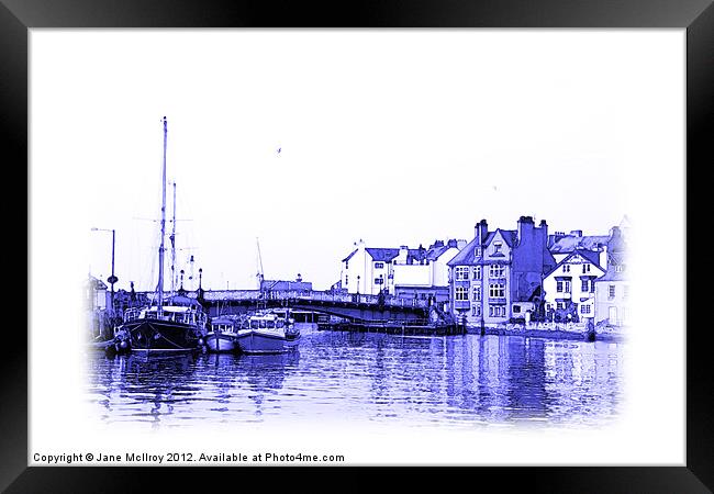 Whitby, North Yorkshire, England Framed Print by Jane McIlroy