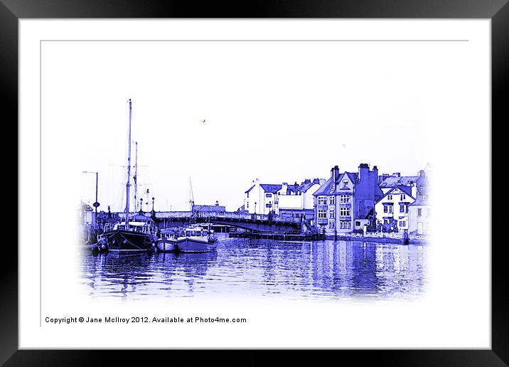 Whitby, North Yorkshire, England Framed Mounted Print by Jane McIlroy