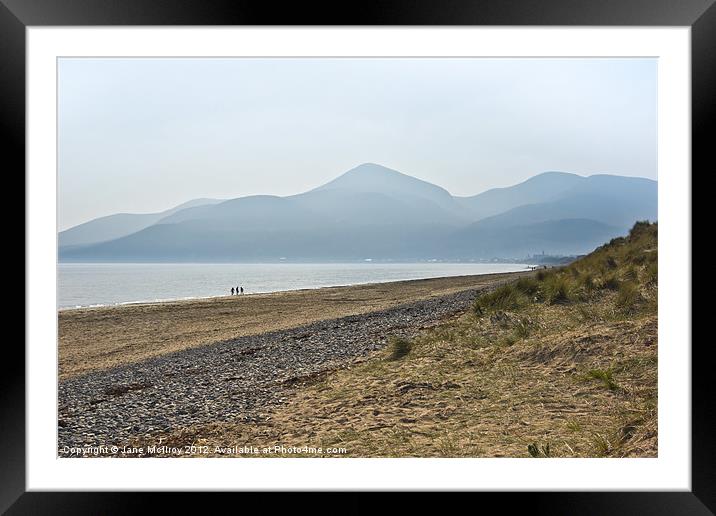 Mourne Mountains, Newcastle, Co Down Framed Mounted Print by Jane McIlroy