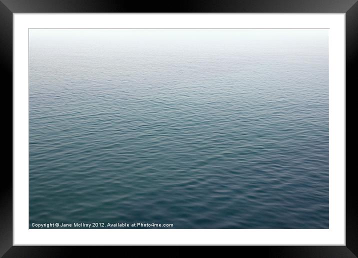 Sea Mist Framed Mounted Print by Jane McIlroy