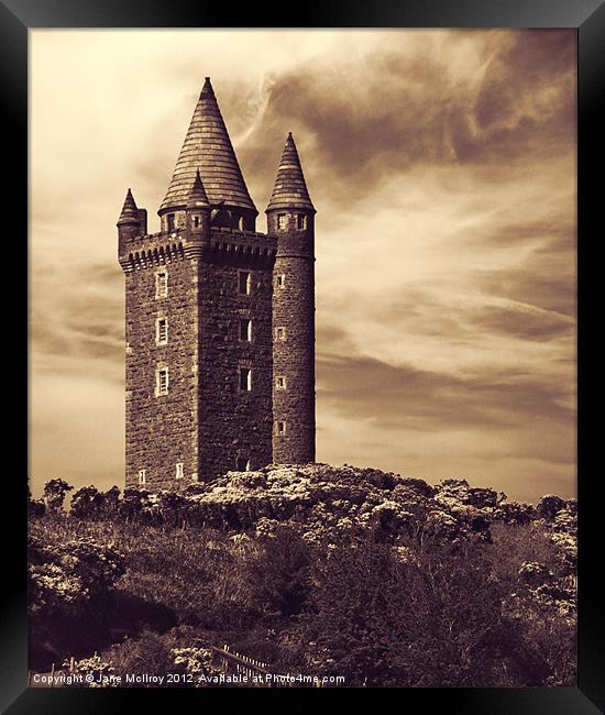 Scrabo Tower, Newtownards, County Down Framed Print by Jane McIlroy