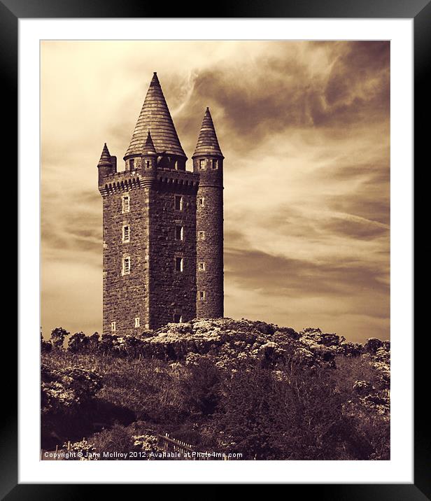 Scrabo Tower, Newtownards, County Down Framed Mounted Print by Jane McIlroy