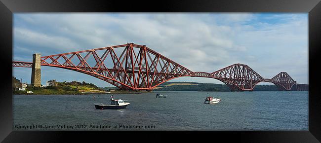 Forth Rail Bridge, Scotland Framed Print by Jane McIlroy