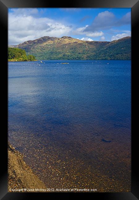 Loch Lomond, Scotland Framed Print by Jane McIlroy
