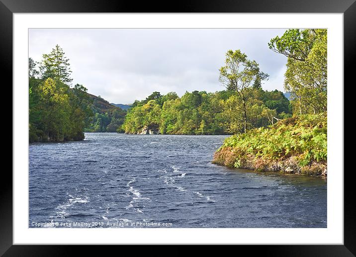 Loch Katrine, the Trossachs, Scotland Framed Mounted Print by Jane McIlroy