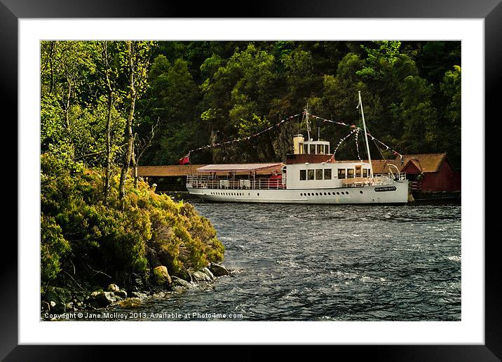 Loch Katrine, the Trossachs, Scotland Framed Mounted Print by Jane McIlroy