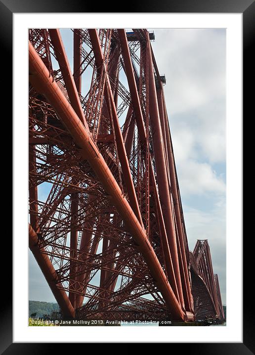 Forth Rail Bridge, Scotland Framed Mounted Print by Jane McIlroy