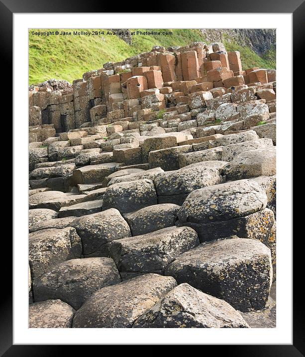 Giants Causeway Framed Mounted Print by Jane McIlroy