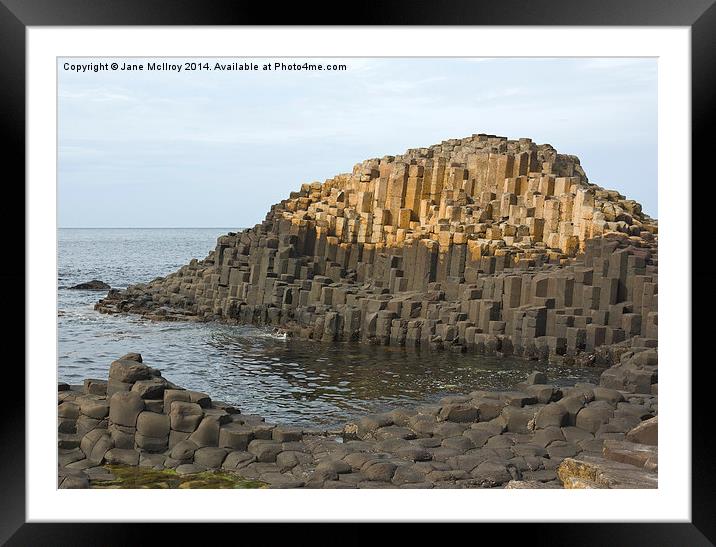 Giants Causeway Framed Mounted Print by Jane McIlroy