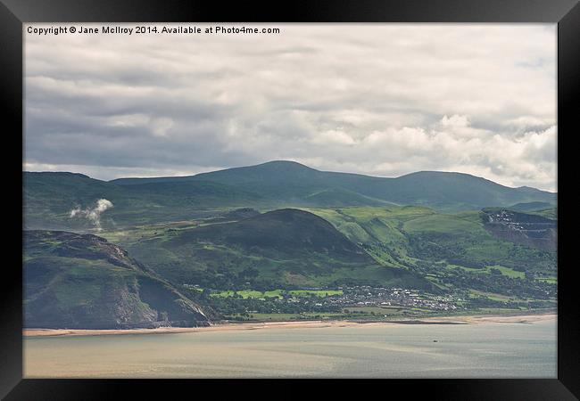 Anglesey from the Great Orme Framed Print by Jane McIlroy