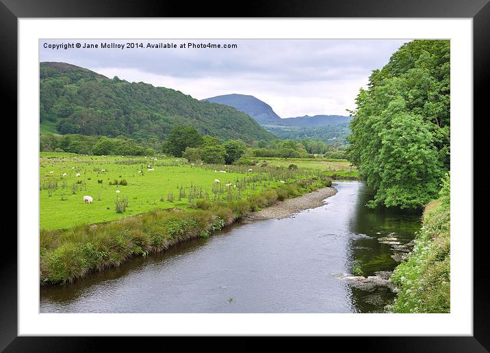 River Dwyryd Wales Framed Mounted Print by Jane McIlroy