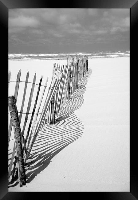 Le Touquet beach Framed Print by steve akerman