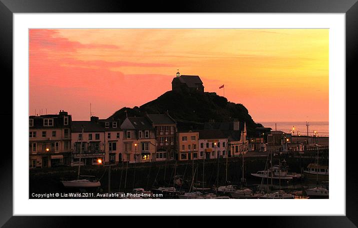 Ilfracombe Sunrise Framed Mounted Print by Liz Ward