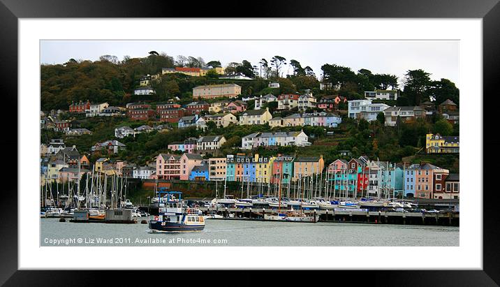 Dartmouth Harbour Framed Mounted Print by Liz Ward