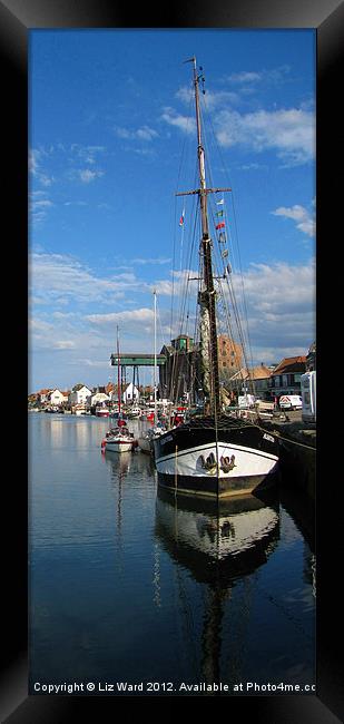 Wells-next-the-Sea Quay Framed Print by Liz Ward