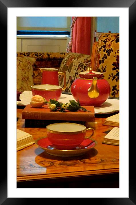 Afternoon Tea Framed Mounted Print by Liz Ward