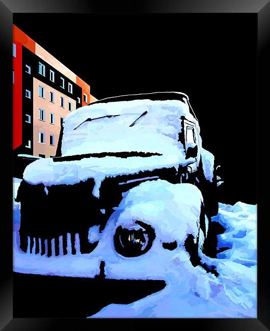 Winter Gaz Framed Print by Trevor Butcher