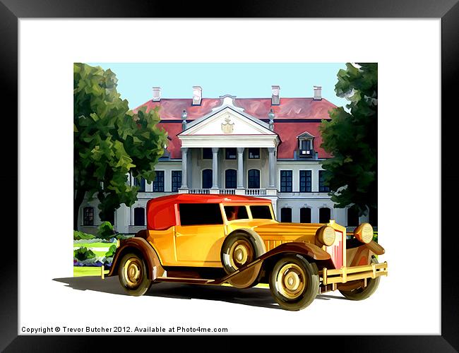 Palace Cadillac Framed Print by Trevor Butcher