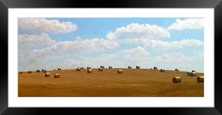  Bale Hill in Summer Framed Mounted Print by Trevor Butcher