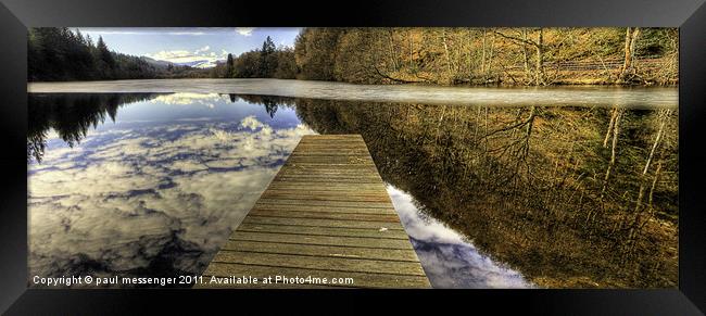 Loch Ard Scotland Framed Print by Paul Messenger