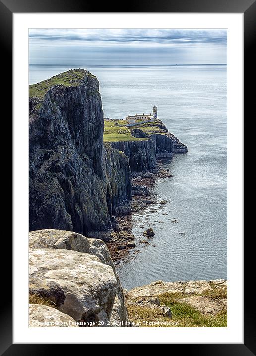 Neist Point Lighthouse Framed Mounted Print by Paul Messenger