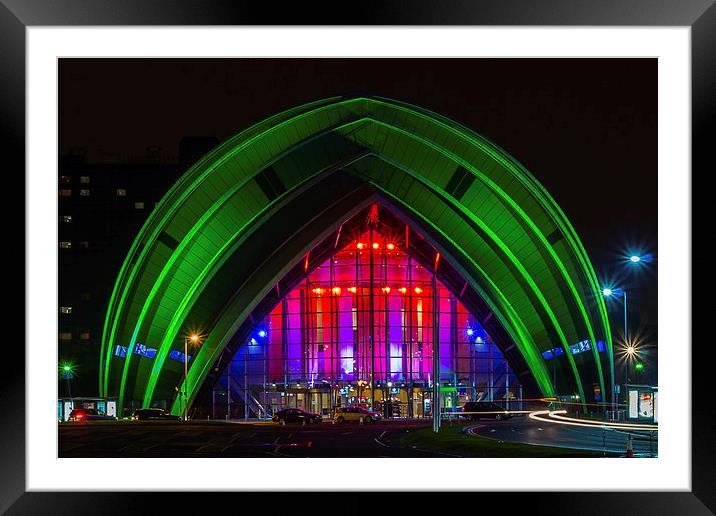 The Clyde Auditorium Framed Mounted Print by Paul Messenger