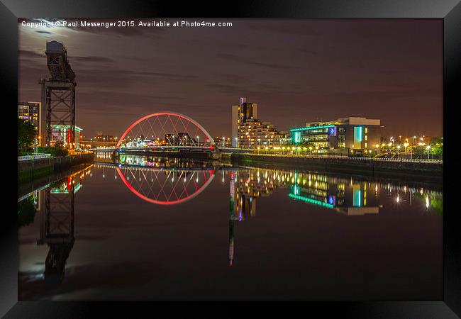  The Clyde Arc Framed Print by Paul Messenger