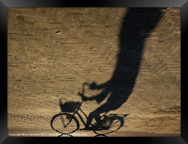 ghost rider Framed Print by Jo Beerens
