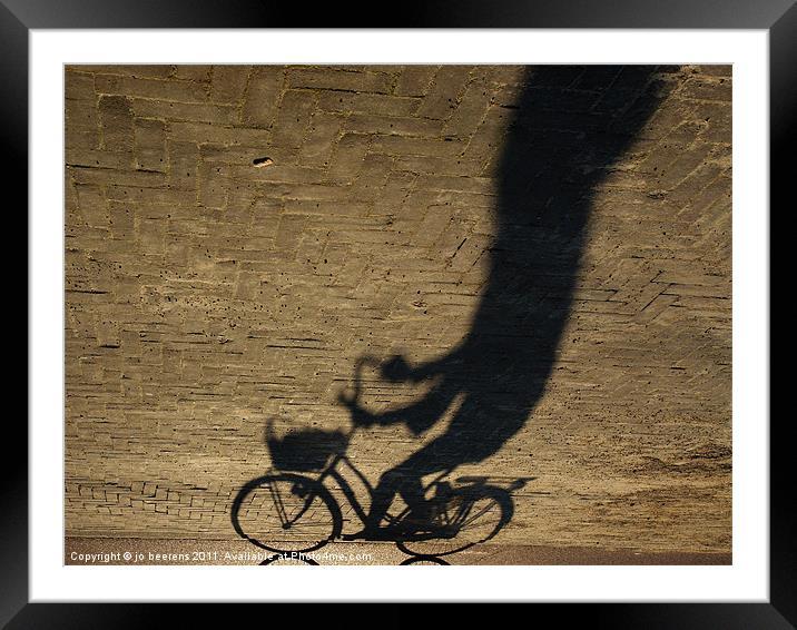 ghost rider Framed Mounted Print by Jo Beerens