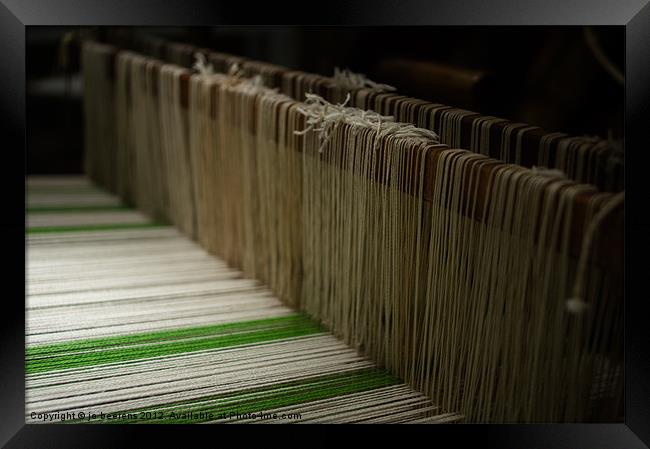 the loom Framed Print by Jo Beerens