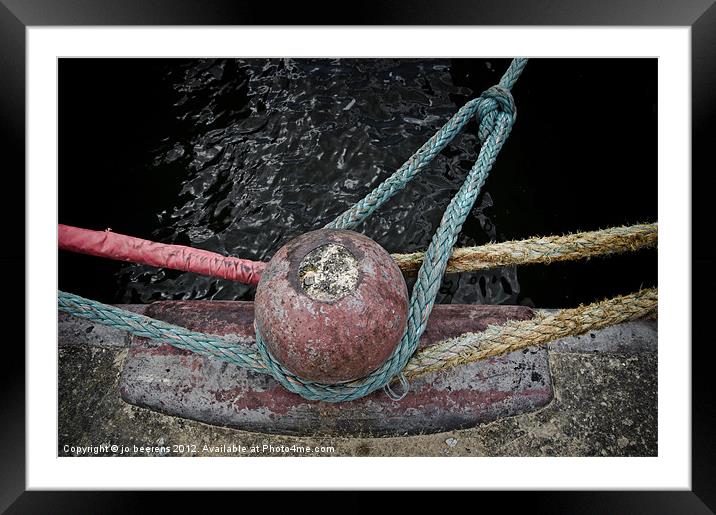 pulling forces Framed Mounted Print by Jo Beerens