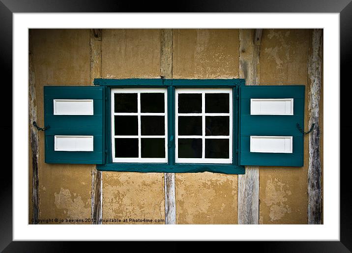 old style windows Framed Mounted Print by Jo Beerens