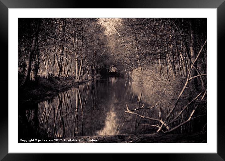the moat Framed Mounted Print by Jo Beerens