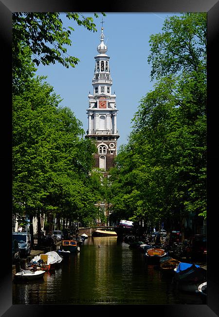 amsterdam canal Framed Print by Jo Beerens