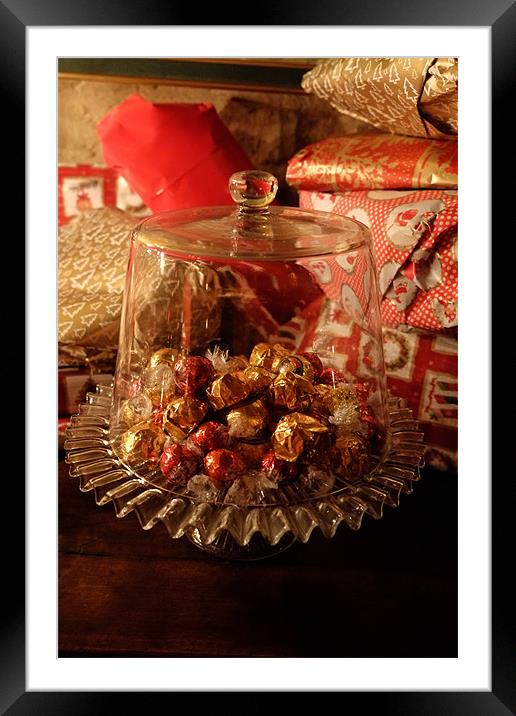 christmas sweets Framed Mounted Print by Jo Beerens