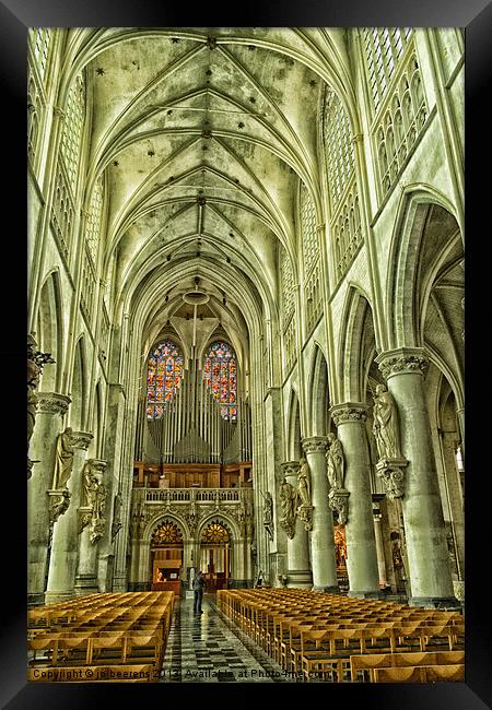 church interior Framed Print by Jo Beerens