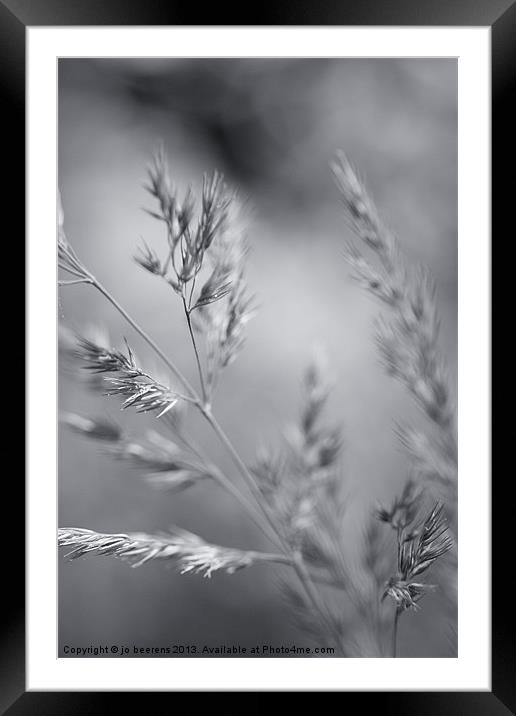 dancing in the wind Framed Mounted Print by Jo Beerens