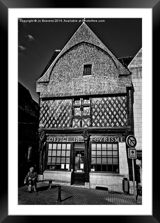 tourist office Framed Mounted Print by Jo Beerens