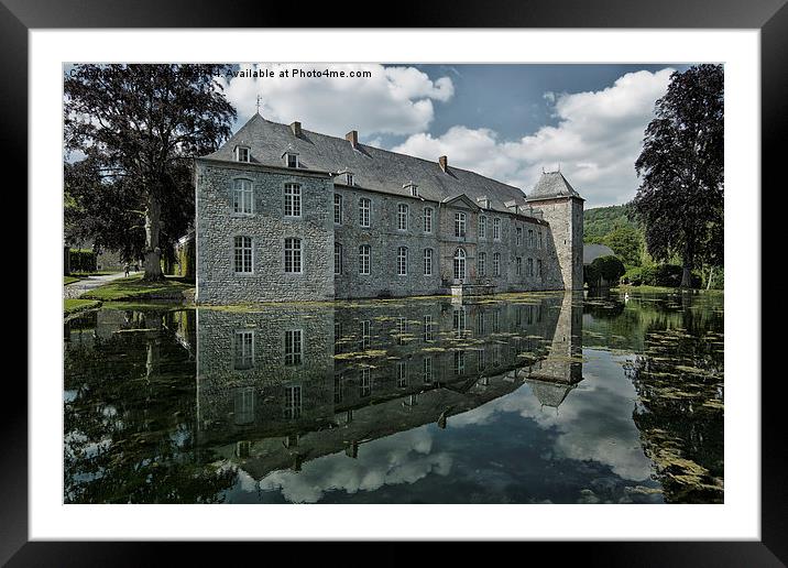 annevoie water garden Framed Mounted Print by Jo Beerens