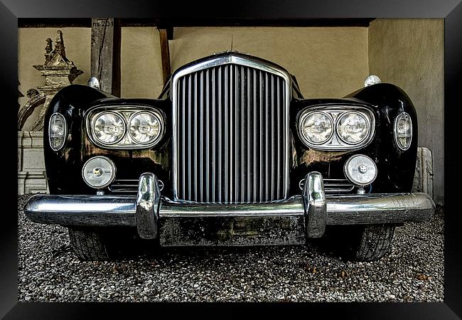 car grill Framed Print by Jo Beerens