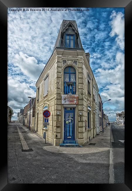 the V junction Framed Print by Jo Beerens