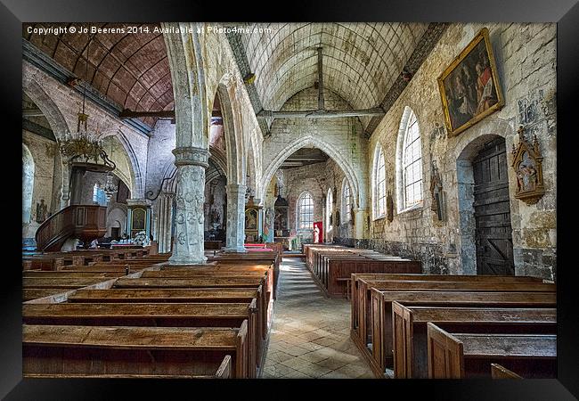 church of St. Martin Framed Print by Jo Beerens