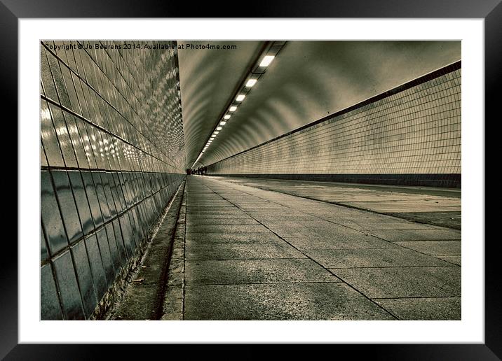 tunnel vision Framed Mounted Print by Jo Beerens