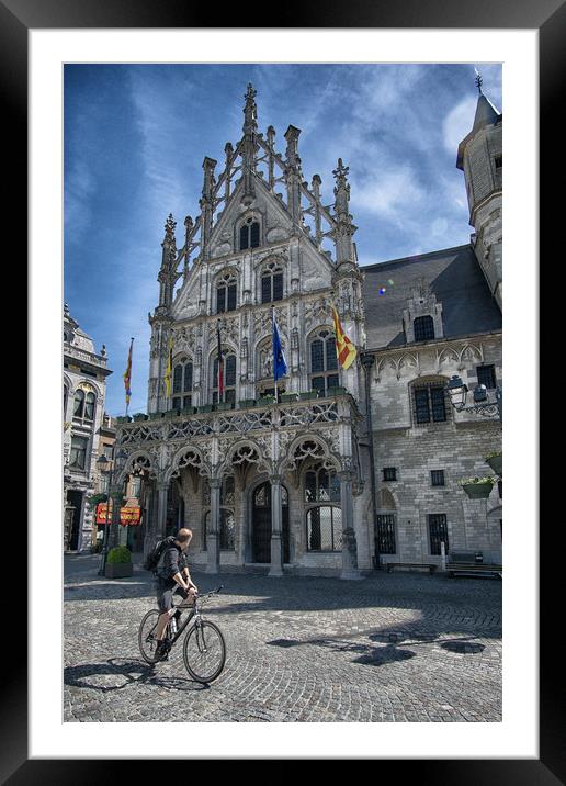 Mechelen cloth hall Framed Mounted Print by Jo Beerens