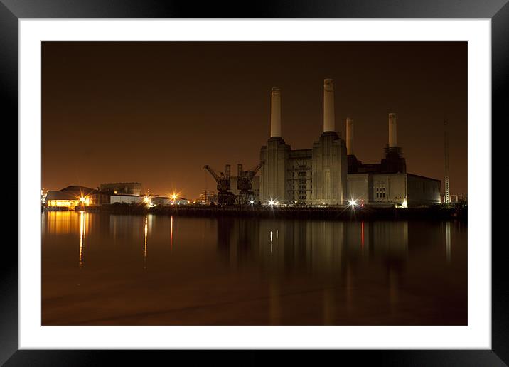 Battersea Power Station Framed Mounted Print by Dean Messenger