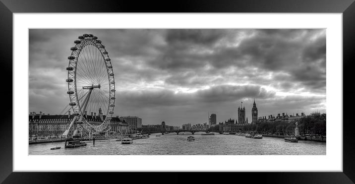 the eye and the tower Framed Mounted Print by Dean Messenger